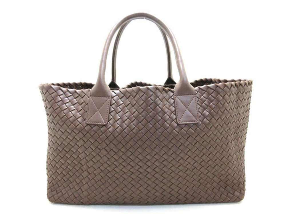 BOTTEGA VENETA Shoulder Bag Calfskin Intrecciato Brown SS